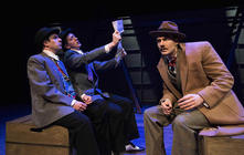Photograph from The 39 Steps - lighting design by James McFetridge