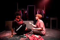Photograph from Lipstick - lighting design by Alex Lewer