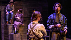 Photograph from Dark of the Moon - lighting design by James McFetridge