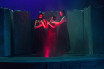 Photograph from Macbeth - lighting design by Wally Eastland