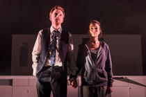 Photograph from Shattered - lighting design by Laura Hawkins