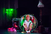 Photograph from Muckers - lighting design by Ali Hunter