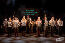 Photograph from Miss Littlewood - lighting design by Christopher Mould