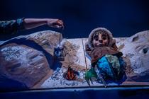 Photograph from Under the Frozen Moon - lighting design by Claire Childs