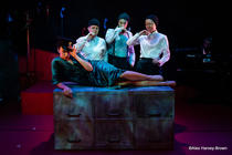 Photograph from Operation Mincemeat - lighting design by Sherry Coenen