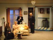 Photograph from Blithe Spirit - lighting design by Alastair Griffith