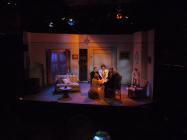 Photograph from Blithe Spirit - lighting design by Alastair Griffith
