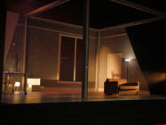 Photograph from Hedda - lighting design by Edward Saunders