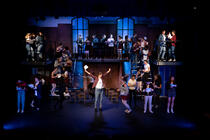 Photograph from FAME! - lighting design by Ros Chase