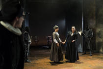 Photograph from Mary Stuart - lighting design by Joshua Gadsby