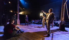 Photograph from The Caucasian Chalk Circle - lighting design by Bethany Gupwell