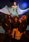Photograph from Boudica - lighting design by Harry Owen