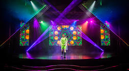 Photograph from Festival Live - lighting design by Archer