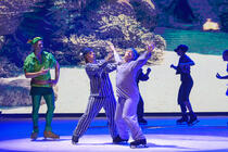Photograph from Peter Pan On Ice - lighting design by Johnathan Rainsforth