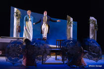 Photograph from Persuasion - lighting design by Sherry Coenen
