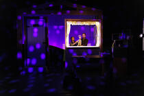 Photograph from The Pixie and the Pudding - lighting design by Sherry Coenen