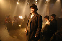 Photograph from Rags - lighting design by John Castle