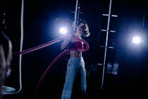 Photograph from RED LINES - lighting design by Kevin_Murphy