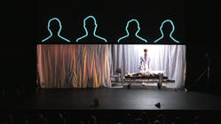 Photograph from Re-member Me - lighting design by Marty Langthorne