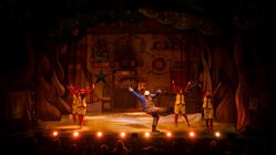 Photograph from Robin Hood - Pantomime - lighting design by Johnathan Rainsforth
