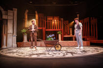 Photograph from Romeo and Juliet - lighting design by Hugo Dodsworth