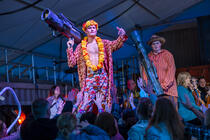 Photograph from Candide - lighting design by Clare O’Donoghue