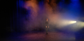 Photograph from Dr Faustus (Scripted A-Level performance) - lighting design by edfrearson