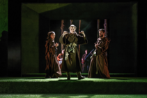Photograph from Robin Hood: Legend of  the Forgotten Forest - lighting design by Joshua Gadsby