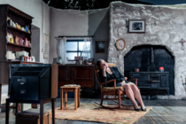 Photograph from The Beauty Queen of Leenane - lighting design by Joshua Gadsby