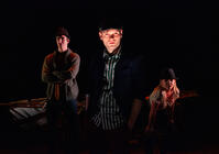 Photograph from Three Men in a Boat - lighting design by Alan Mooney