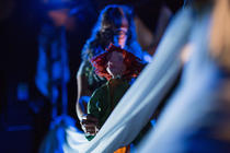 Photograph from The Selfish Giant - lighting design by Robbie Butler