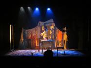 Photograph from The Bear By Raymond Briggs - lighting design by Tom White
