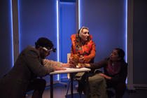 Photograph from Parts 1 & 2 The Centre - lighting design by Jamila