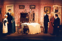 Photograph from AN Inspector Calls - lighting design by Kevin Allen