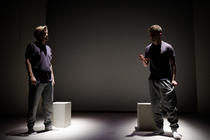 Photograph from 10 x 10 The Sixth Biennial New Writing Festival - lighting design by Peter Vincent