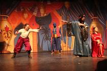 Photograph from Aladdin - lighting design by Ant-Lux