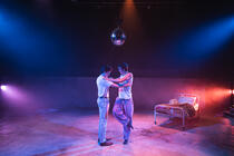 Photograph from Angels in America Part One - Millenium Approaches - lighting design by Jasmine Hoi Ching Tom