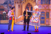Photograph from Snow White - lighting design by Rachel Cleary