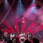 Photograph from Cirque Robe - lighting design by Andy Webb