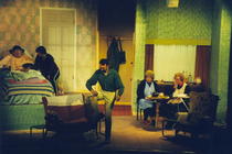 Photograph from Family Planning - lighting design by Kevin Allen
