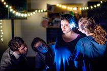 Photograph from Attempts on Her Life - lighting design by CatjaHamilton