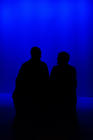 Photograph from Chesil Theatre&#039;s 2016 ​10x10 Playwriting Competition - lighting design by Peter Vincent