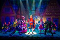 Photograph from Jack and the Beanstalk - lighting design by John Castle