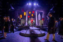 Photograph from Lion in the Streets - lighting design by Michael Clay