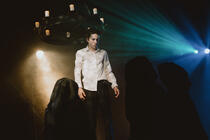 Photograph from Coriolanus/Macbeth - lighting design by mcleand