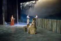 Photograph from The Lady from the Sea - lighting design by Chloe Kenward