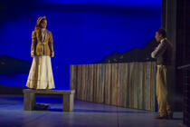 Photograph from The Lady from the Sea - lighting design by Chloe Kenward