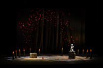 Photograph from Mary and Me - lighting design by Alan Mooney